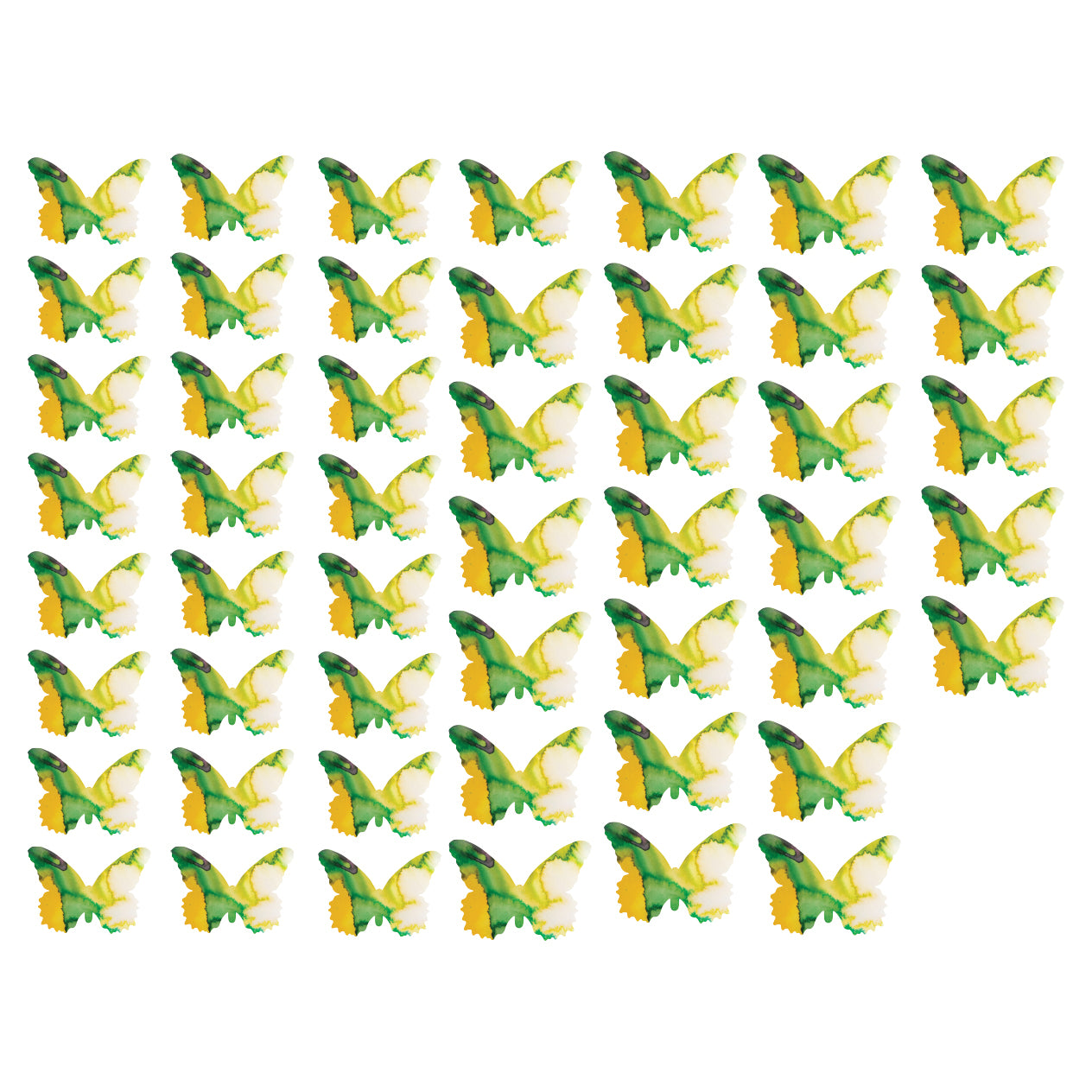 Tropical Green Butterfly Decal Set