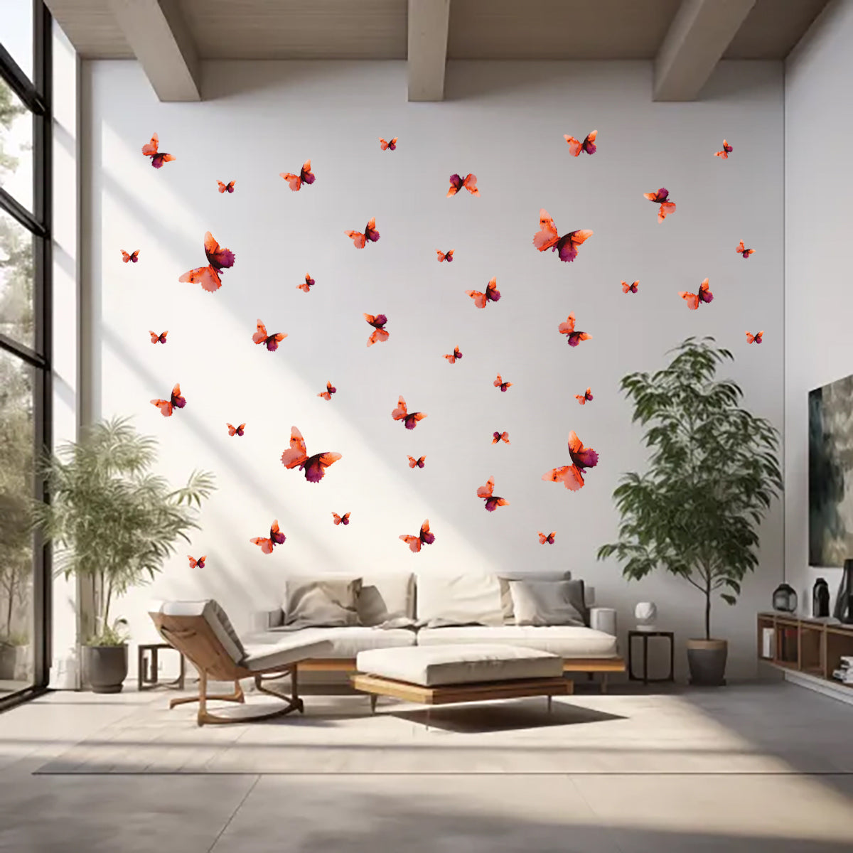 Scarlet Butterfly Decal Set