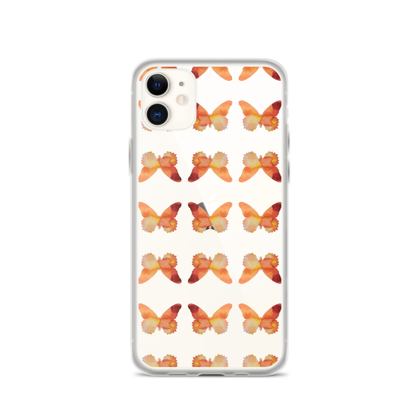 Clear Case for iPhone Orange