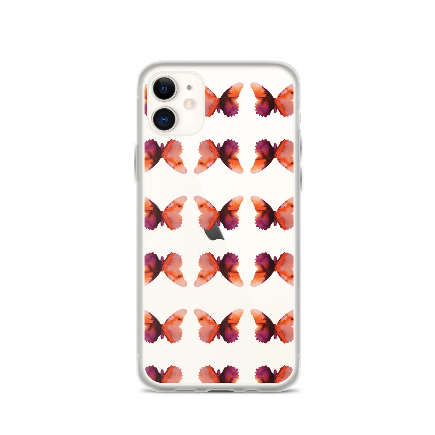 Clear Case for iPhone Scarlet
