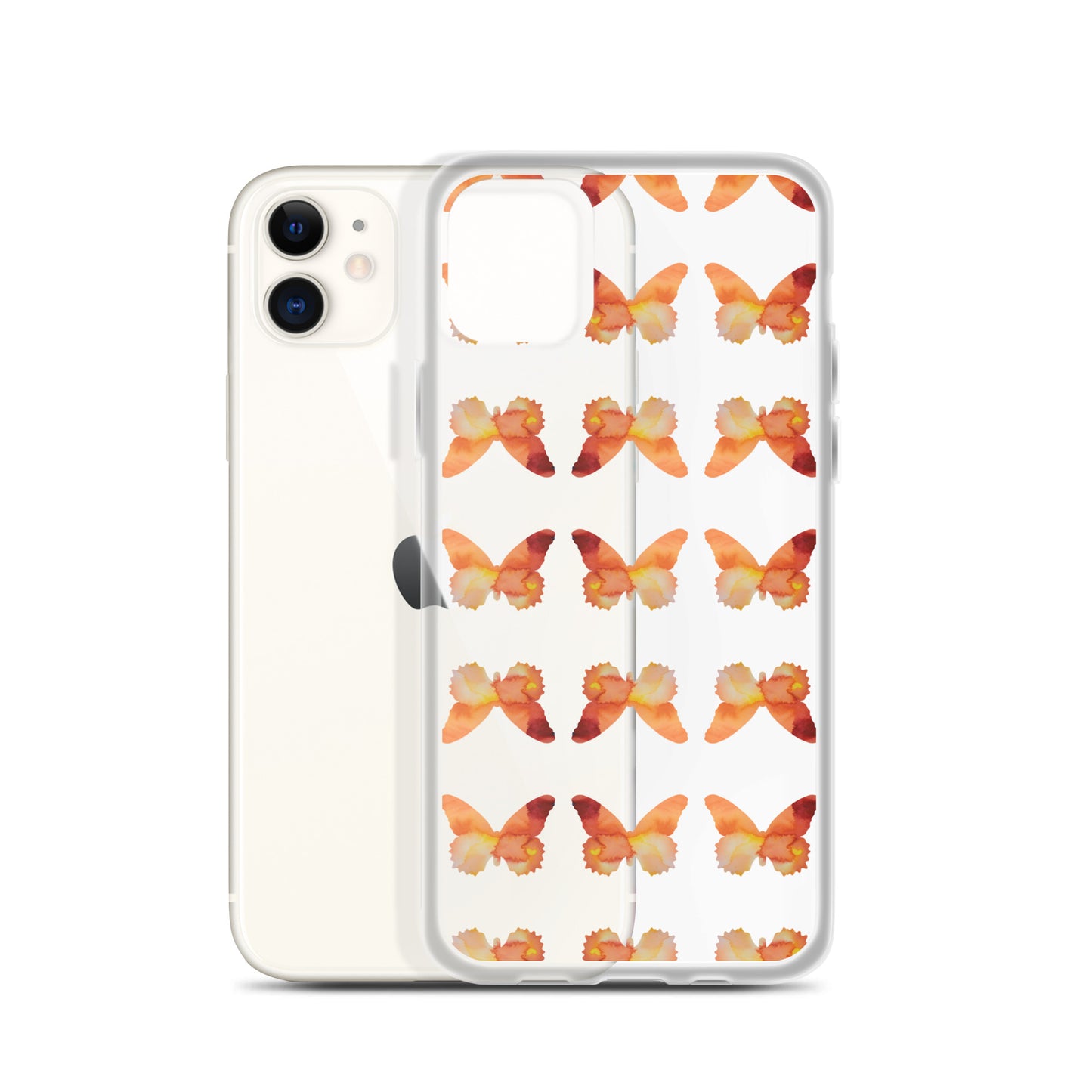 Clear Case for iPhone Orange