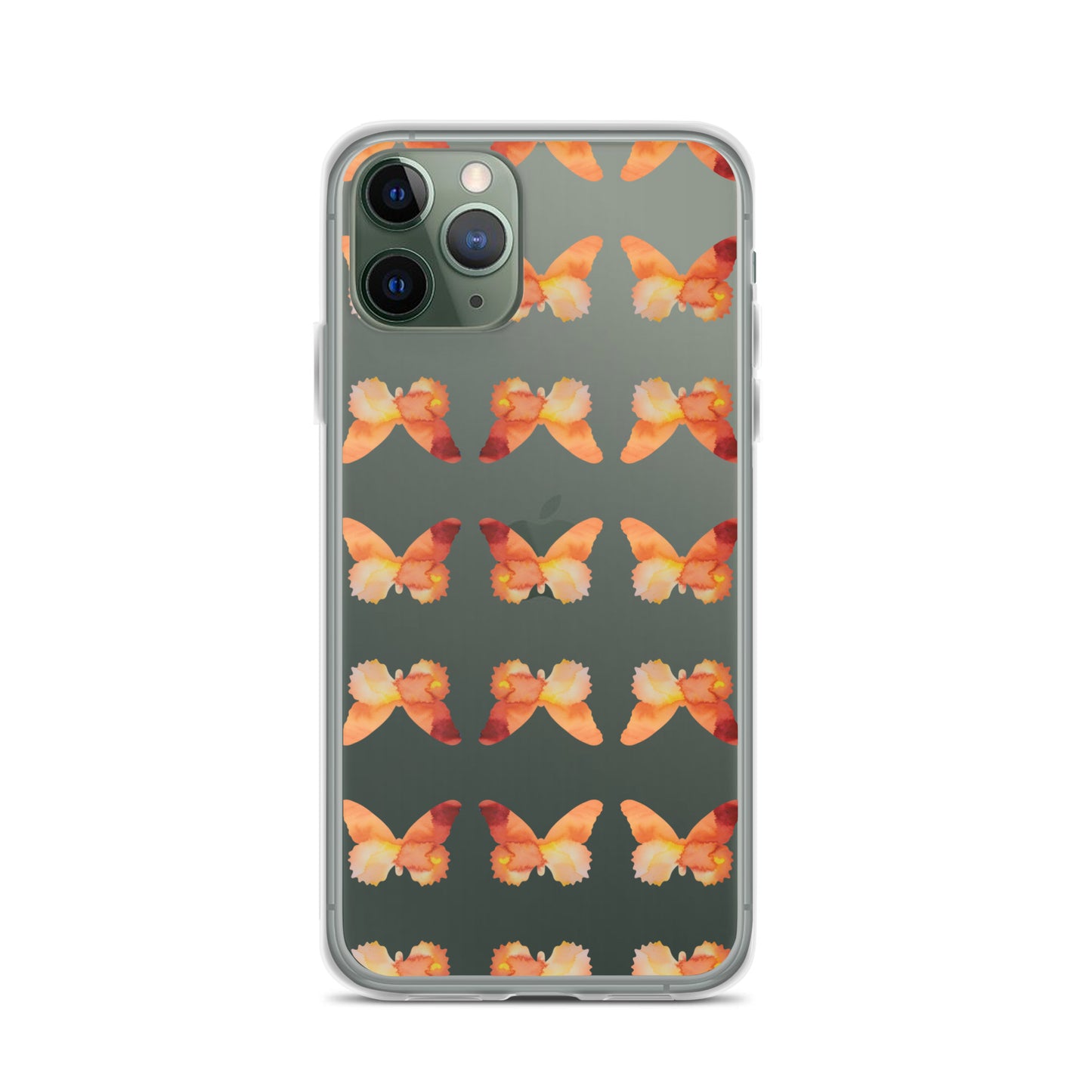 Clear Case for iPhone Orange