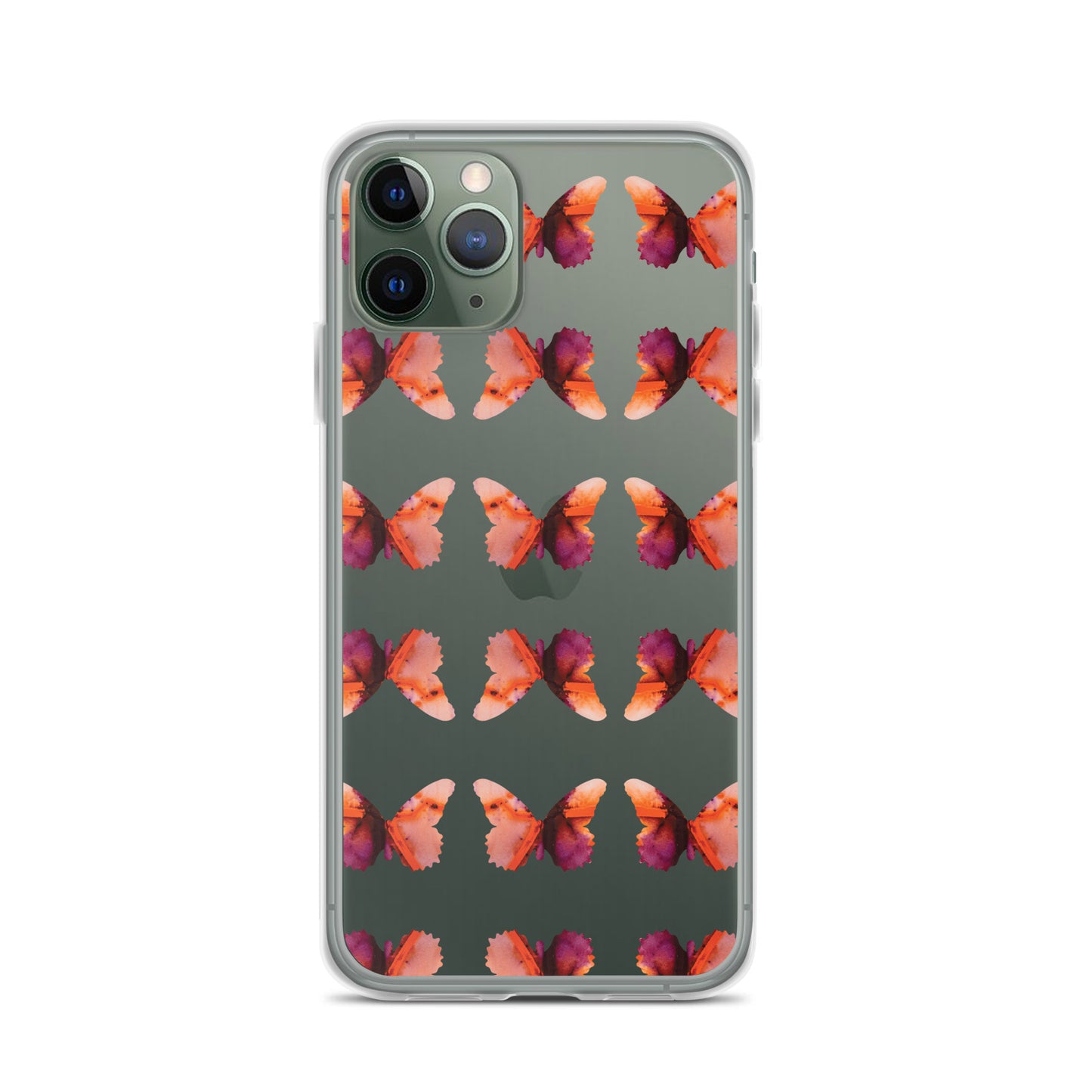 Clear Case for iPhone Scarlet