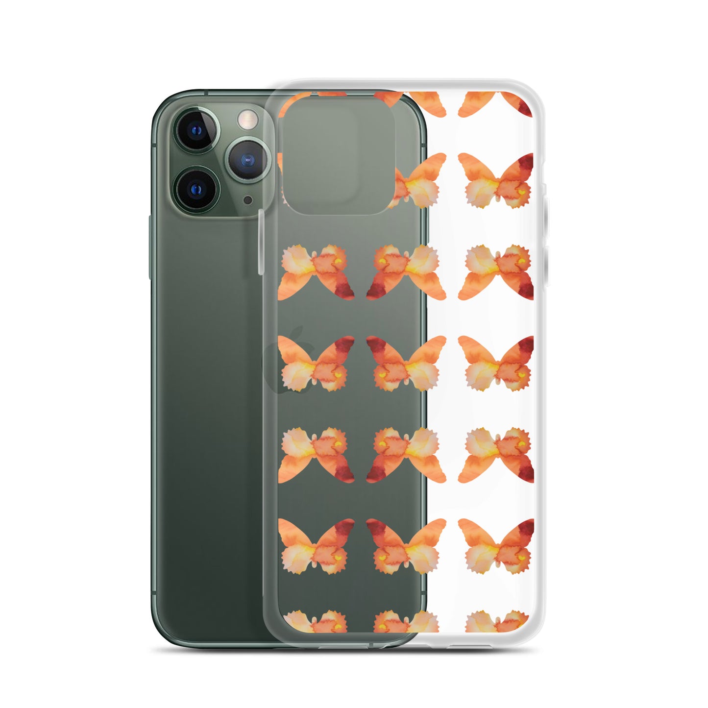 Clear Case for iPhone Orange