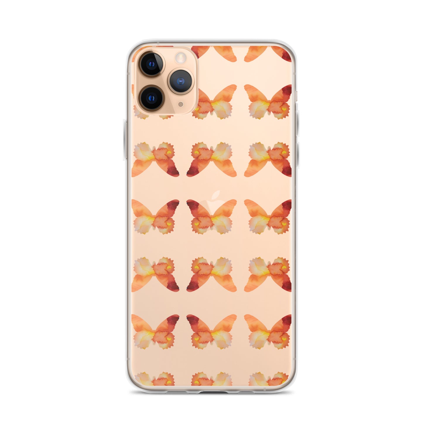 Clear Case for iPhone Orange