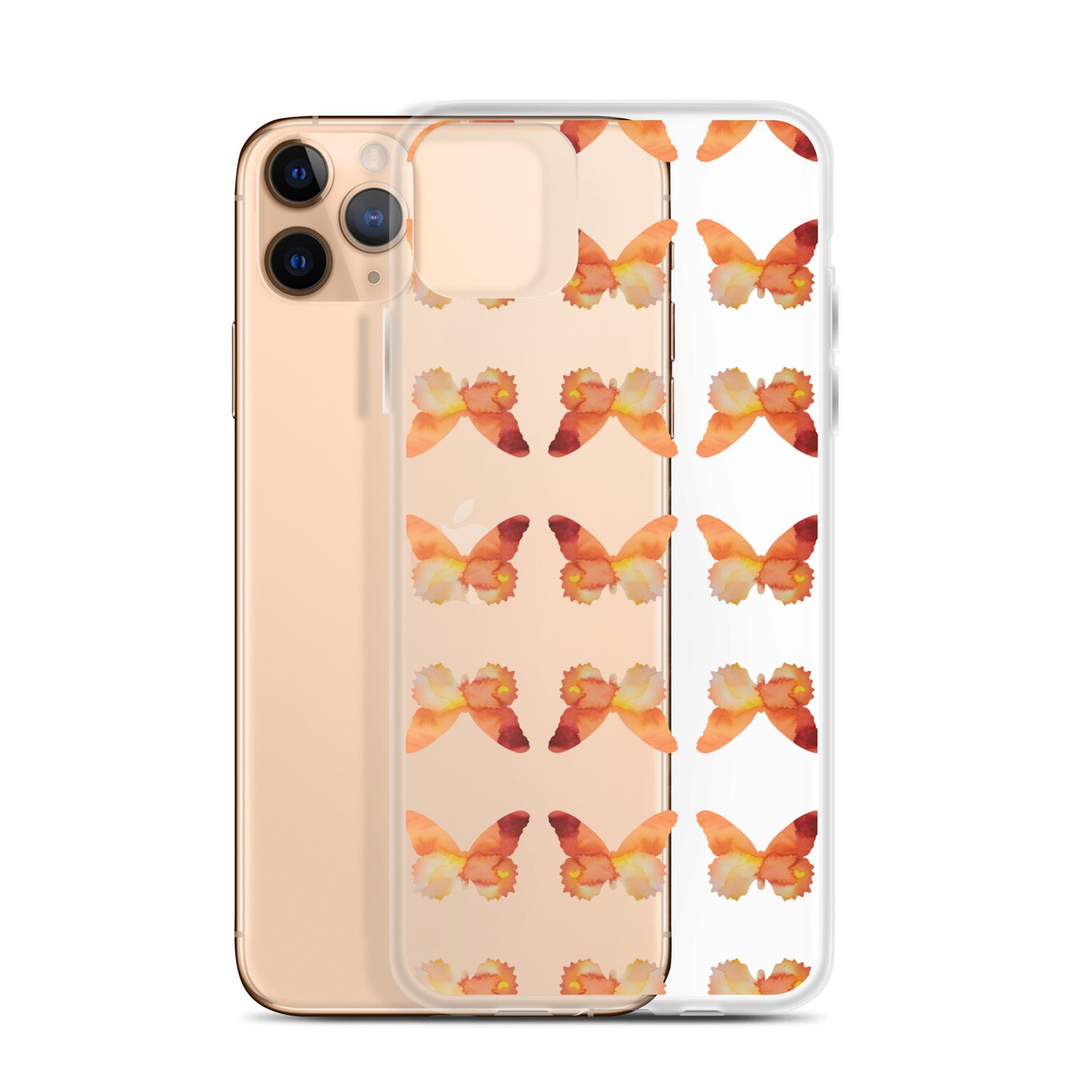 Clear Case for iPhone Orange