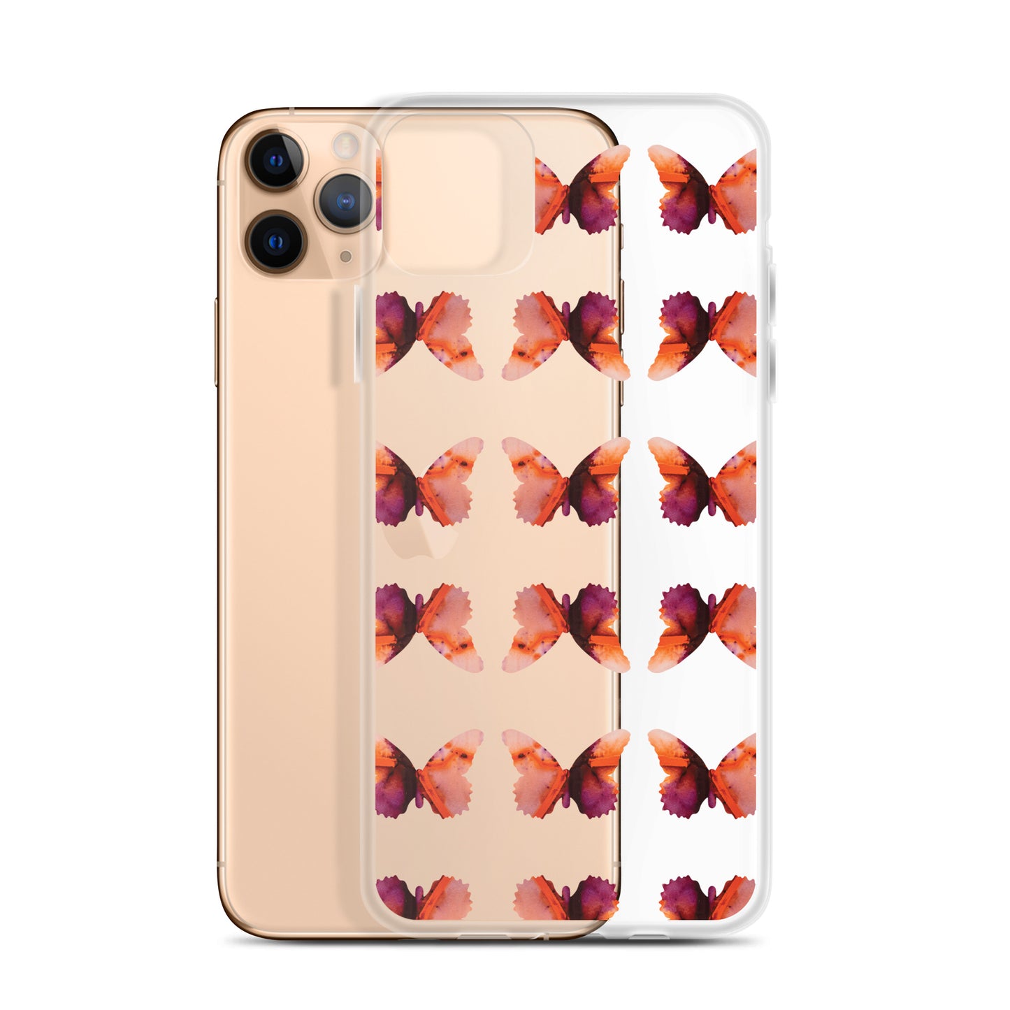 Clear Case for iPhone Scarlet