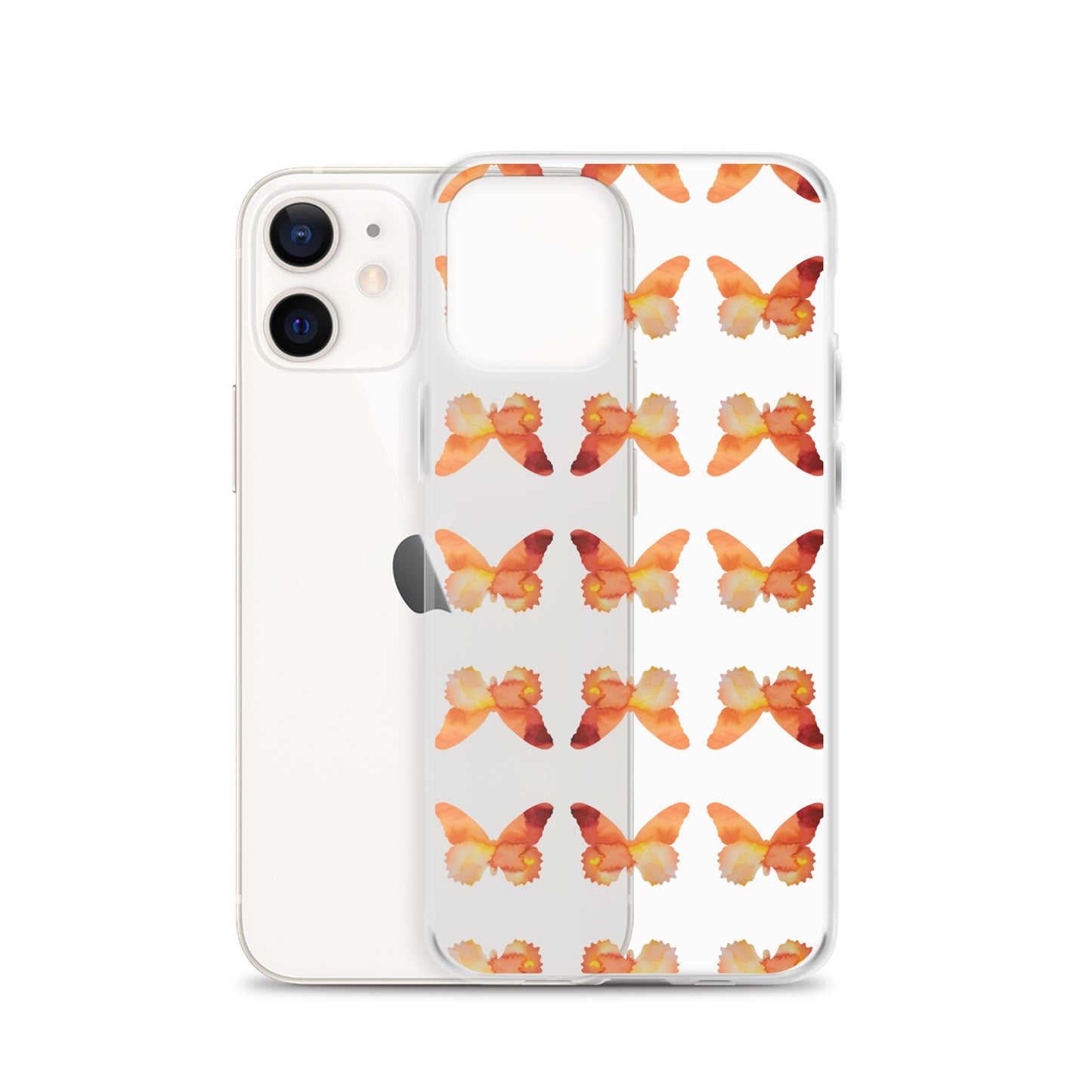 Clear Case for iPhone Orange