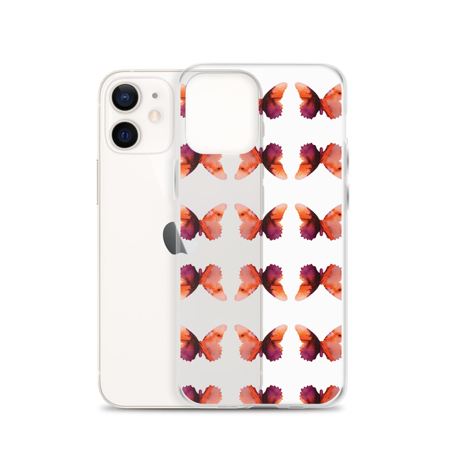 Clear Case for iPhone Scarlet