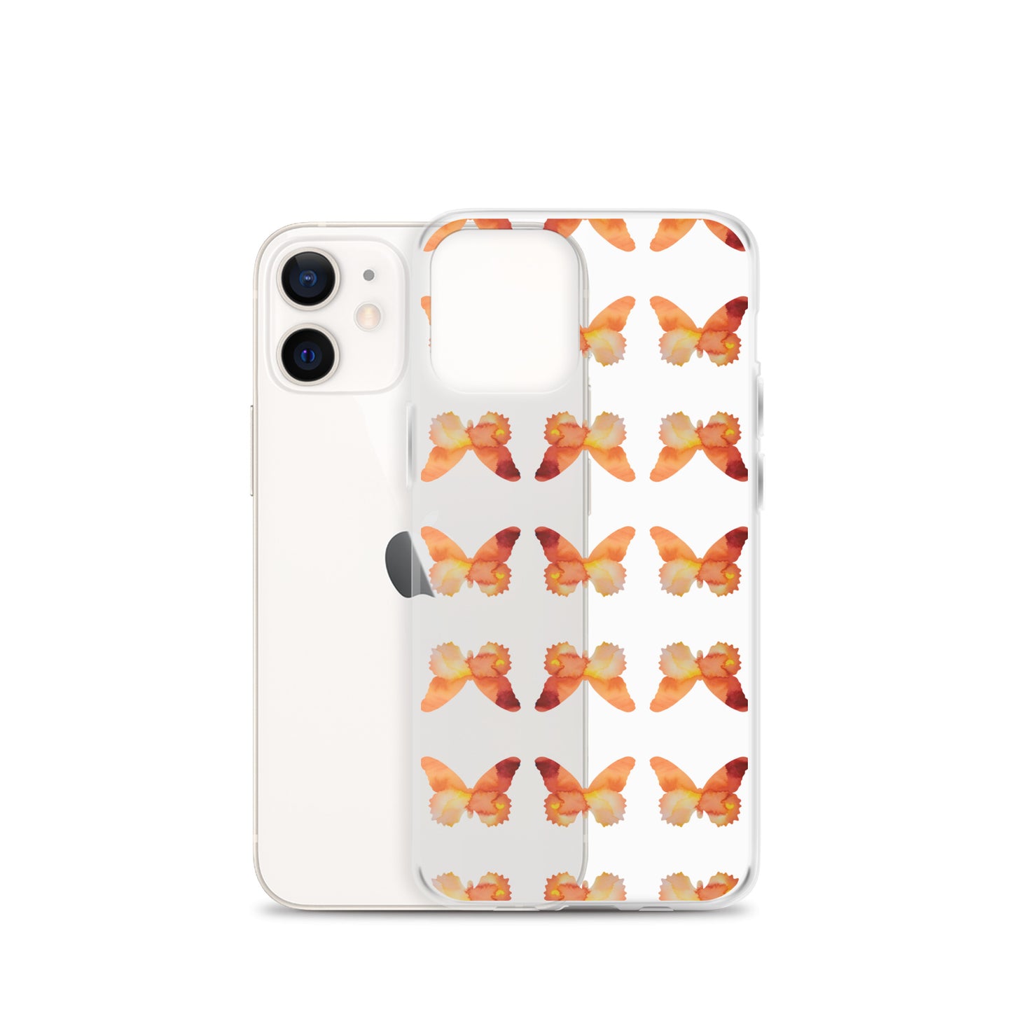 Clear Case for iPhone Orange