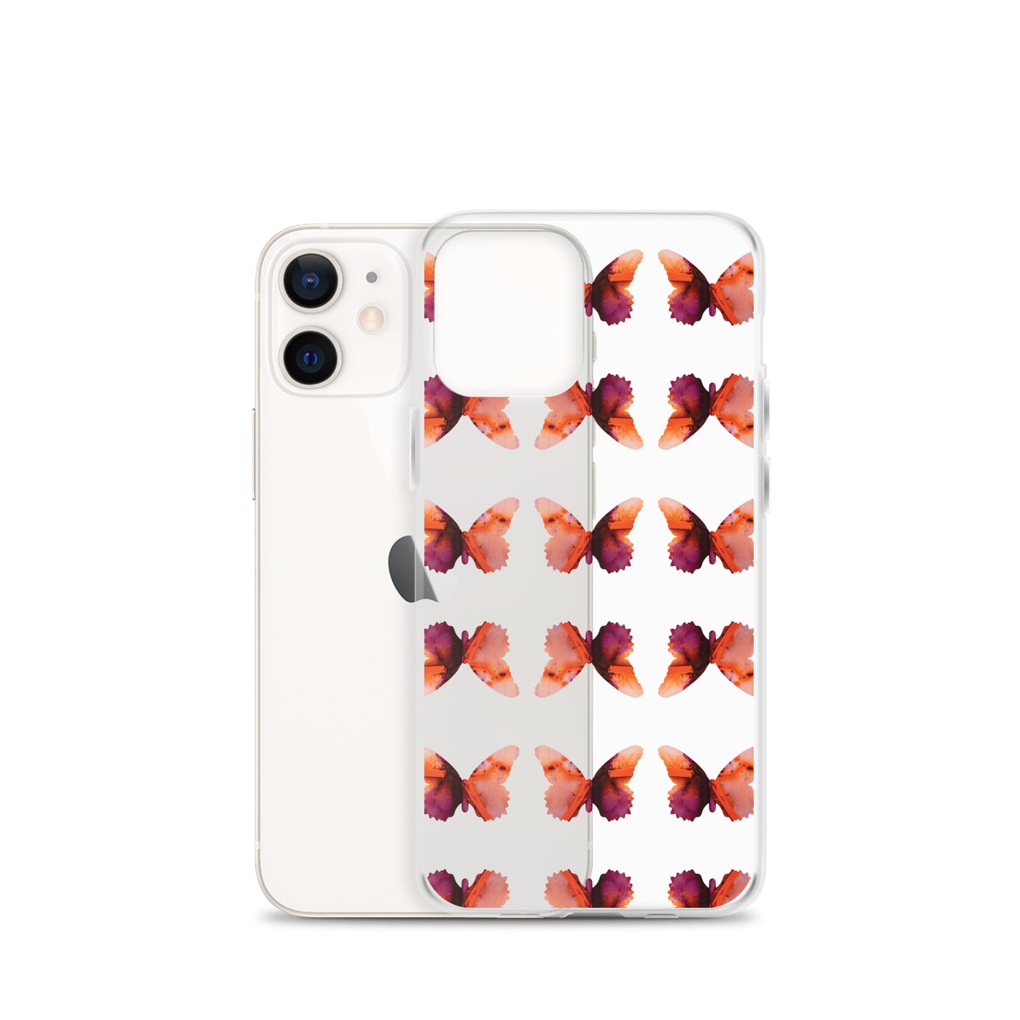 Clear Case for iPhone Scarlet