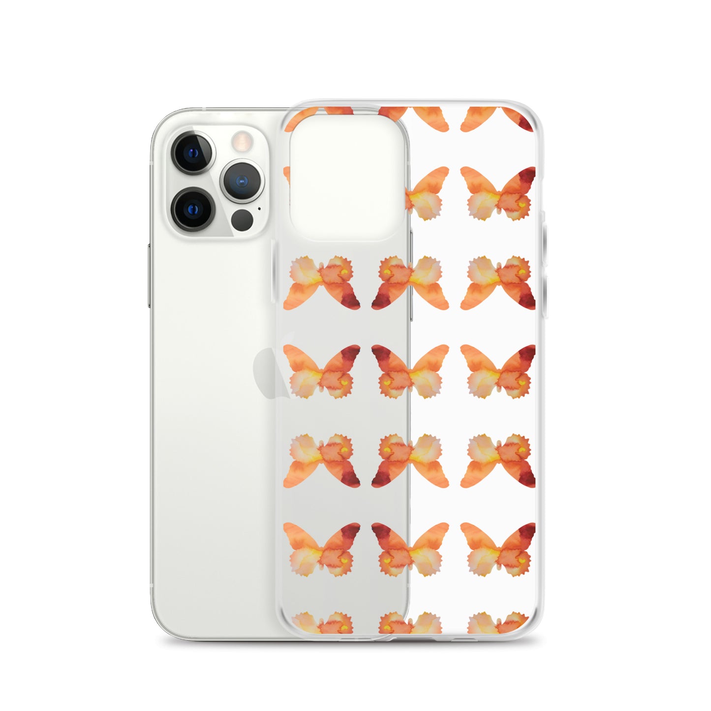 Clear Case for iPhone Orange