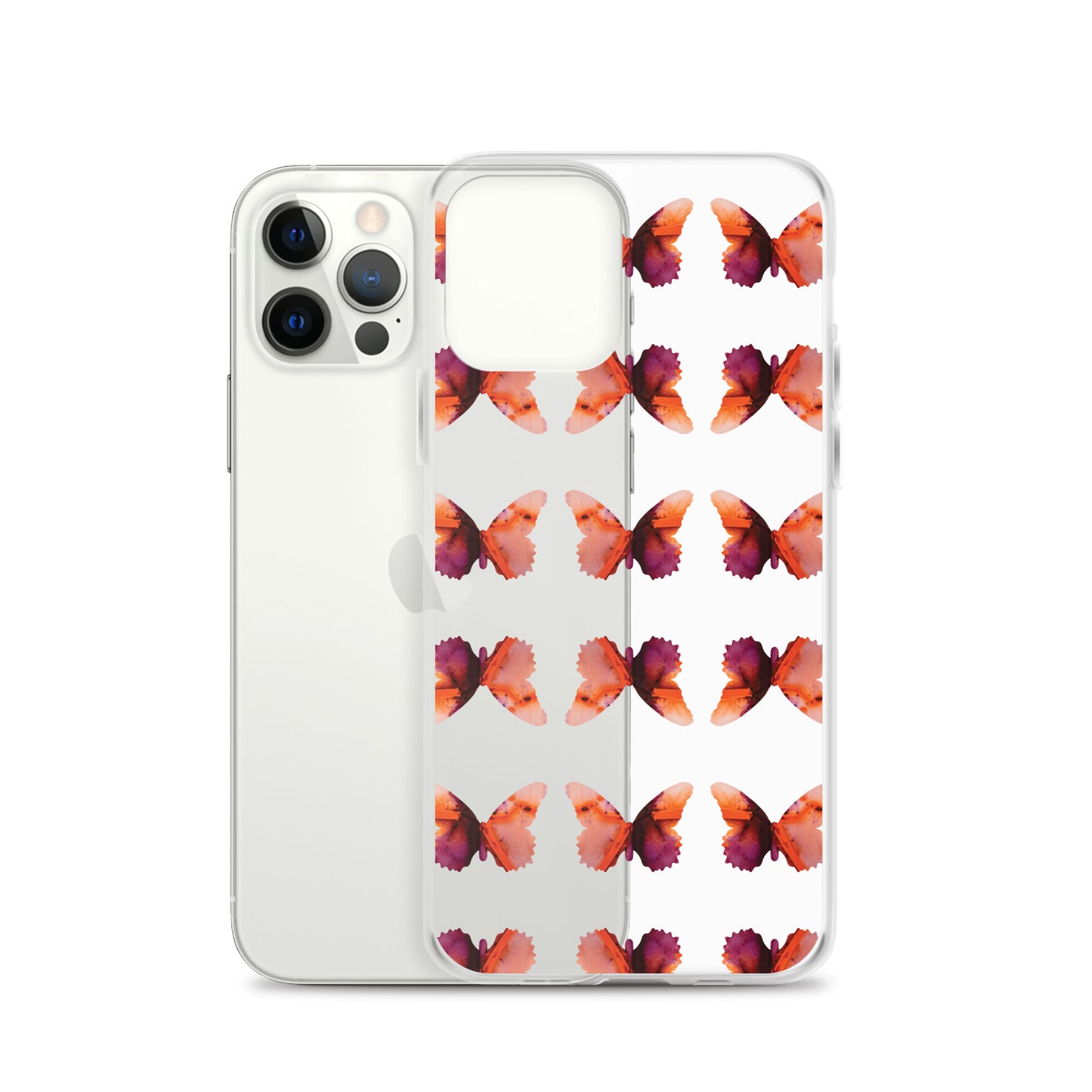 Clear Case for iPhone Scarlet