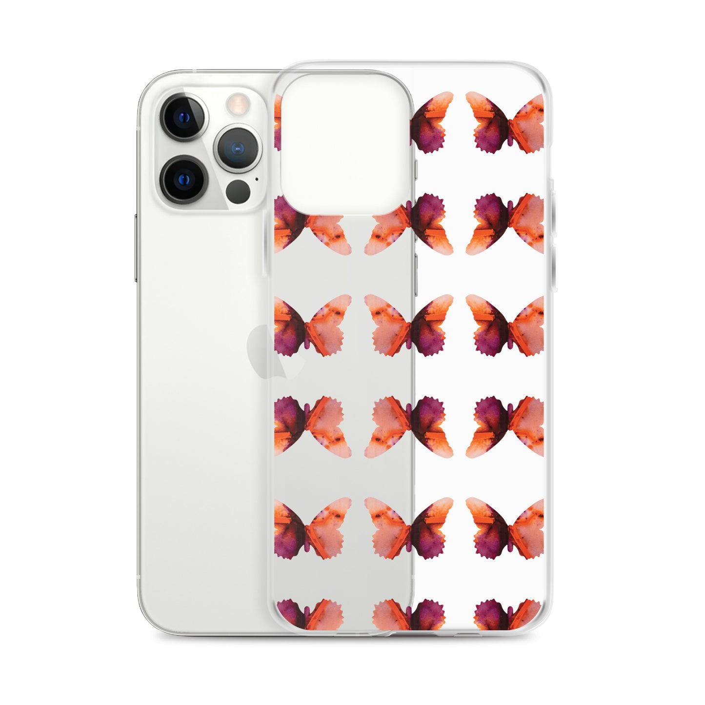 Clear Case for iPhone Scarlet