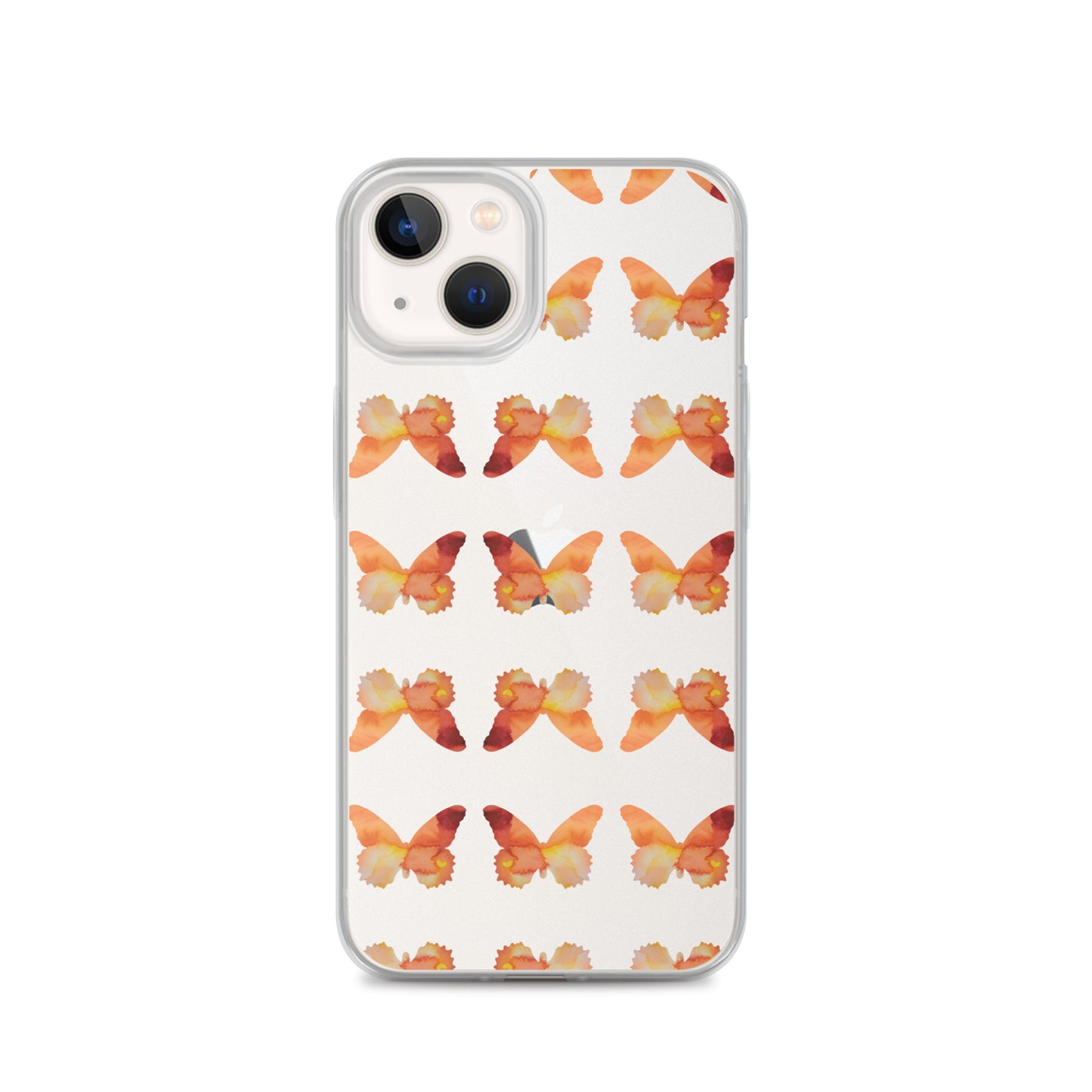 Clear Case for iPhone Orange
