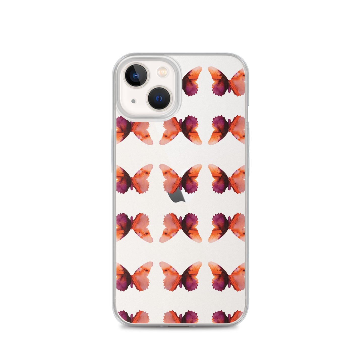 Clear Case for iPhone Scarlet