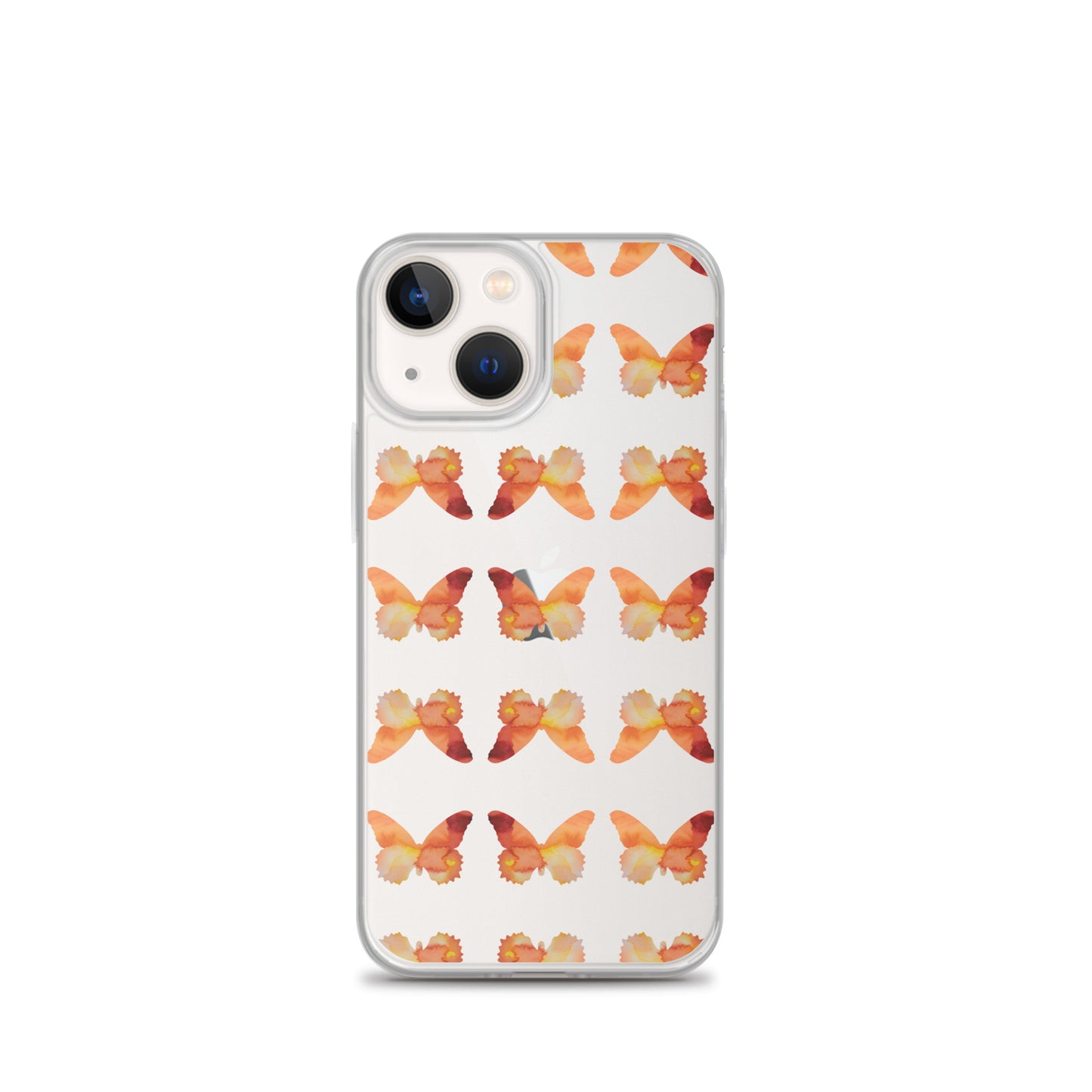 Clear Case for iPhone Orange