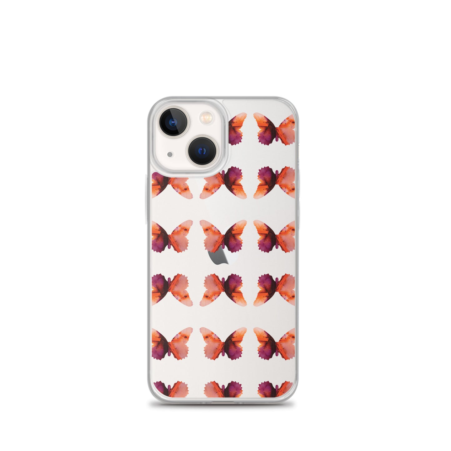 Clear Case for iPhone Scarlet
