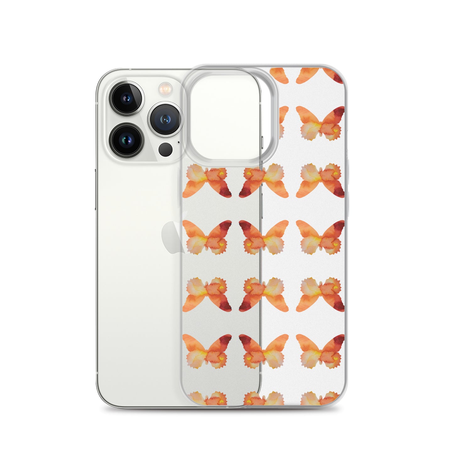 Clear Case for iPhone Orange