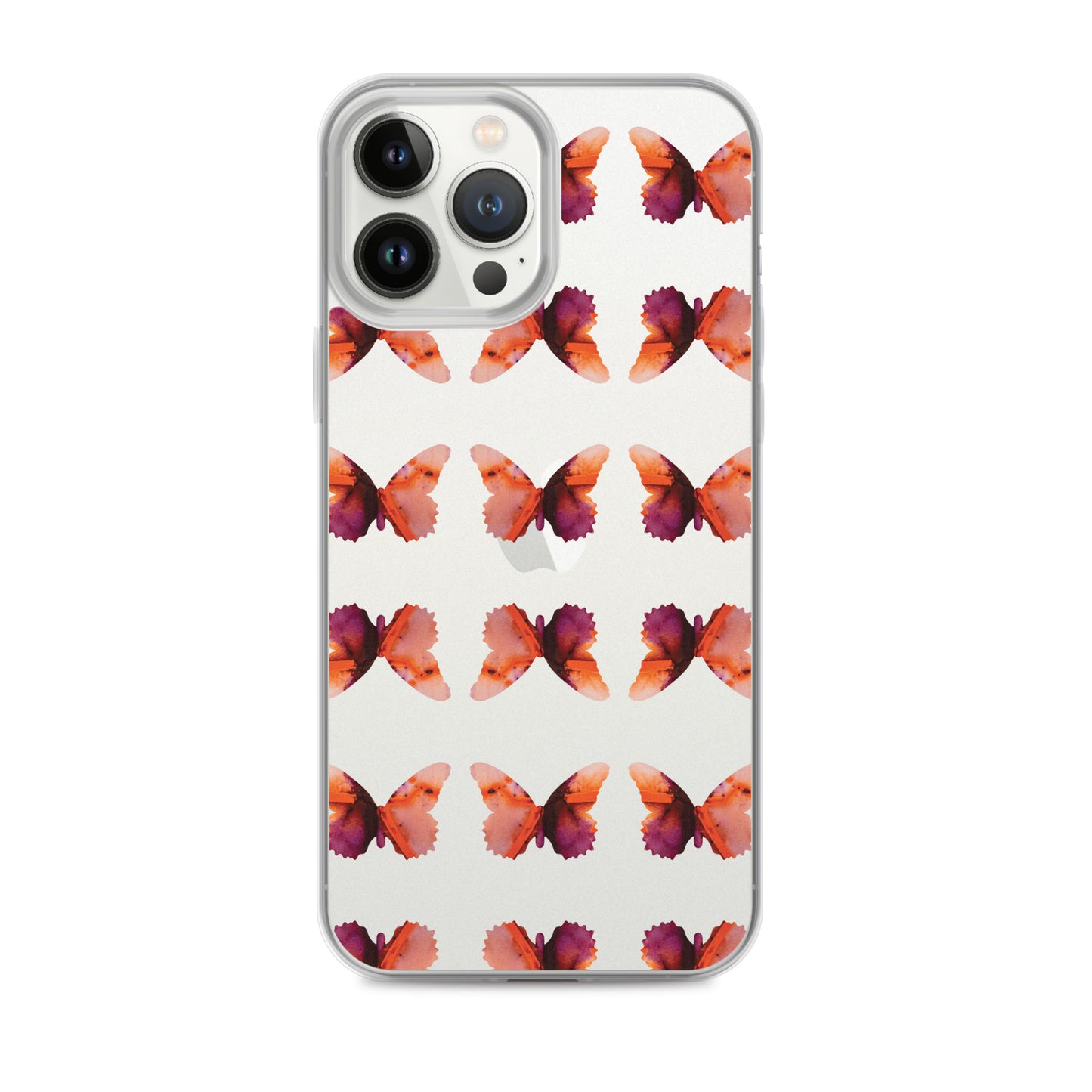 Clear Case for iPhone Scarlet