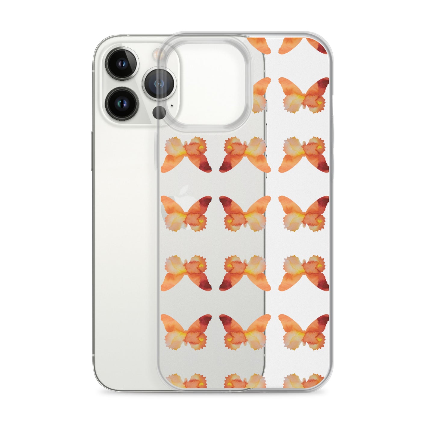 Clear Case for iPhone Orange