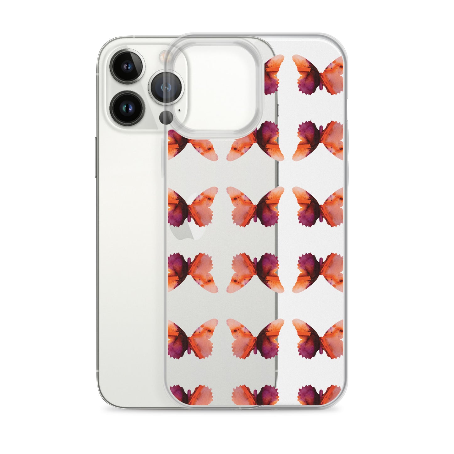 Clear Case for iPhone Scarlet
