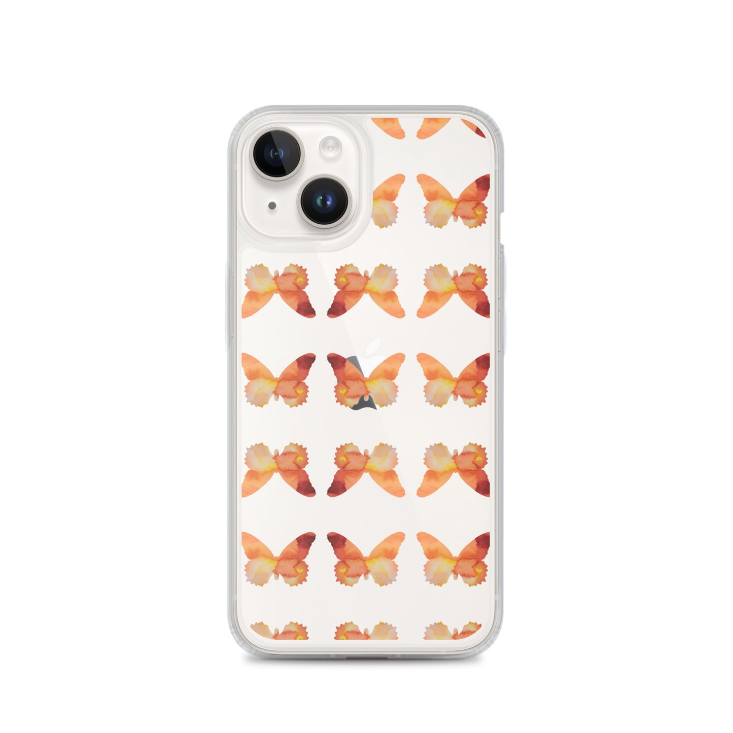 Clear Case for iPhone Orange