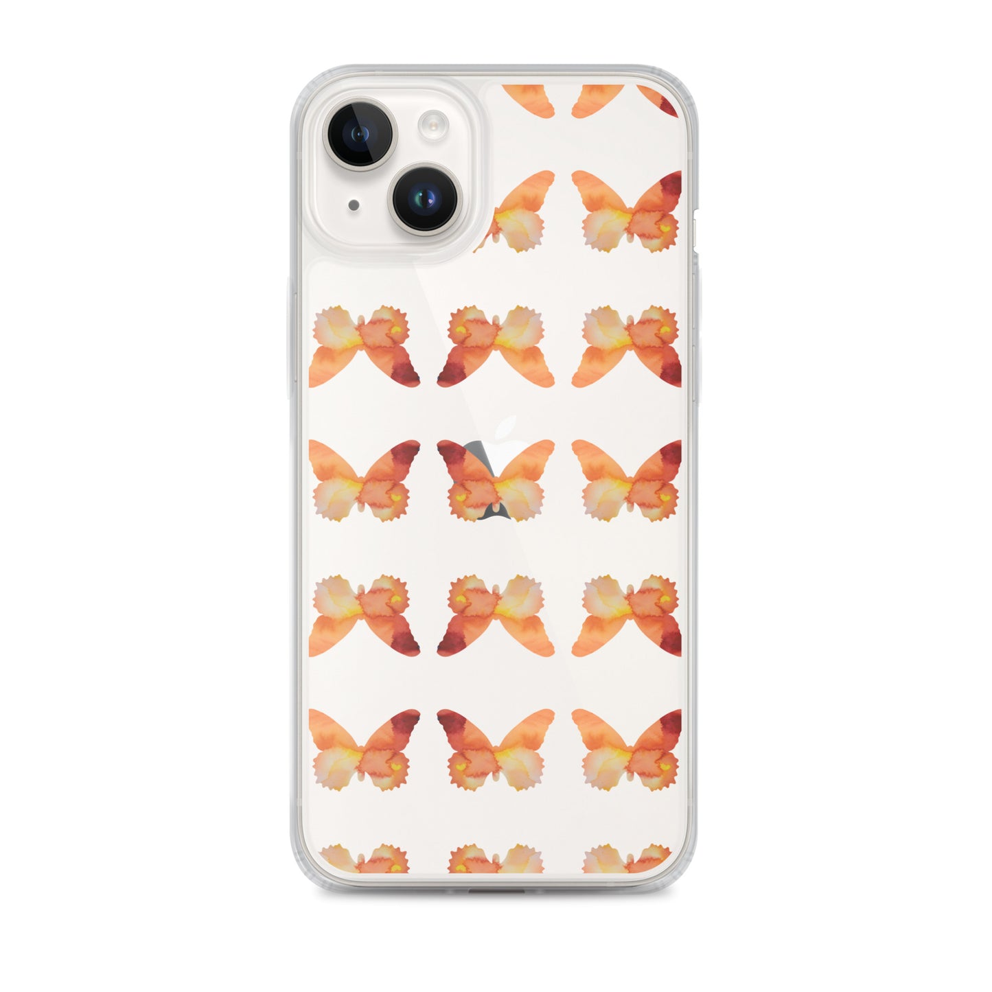 Clear Case for iPhone Orange