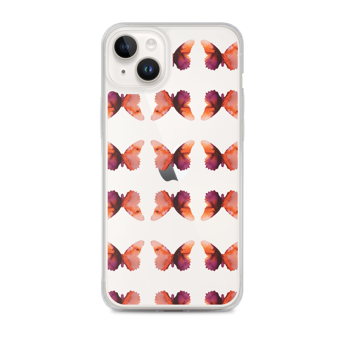 Clear Case for iPhone Scarlet