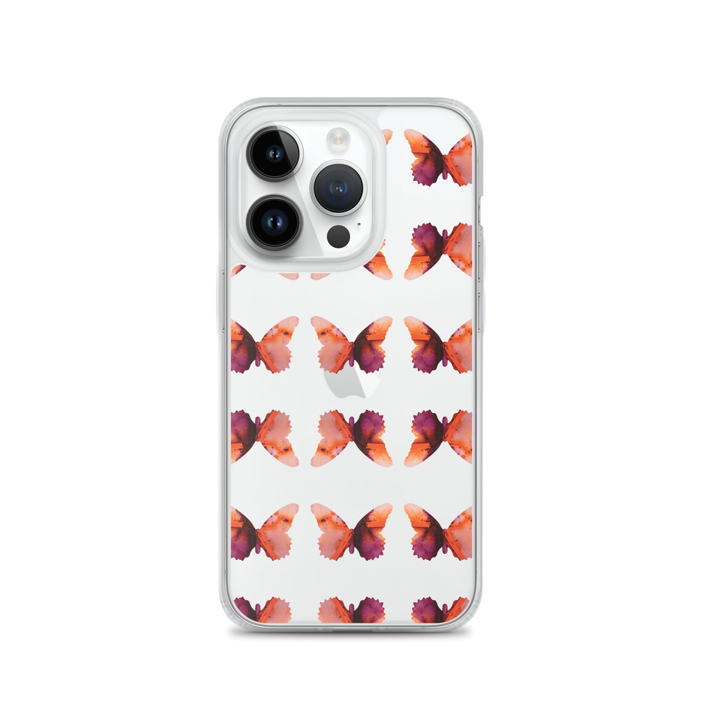 Clear Case for iPhone Scarlet
