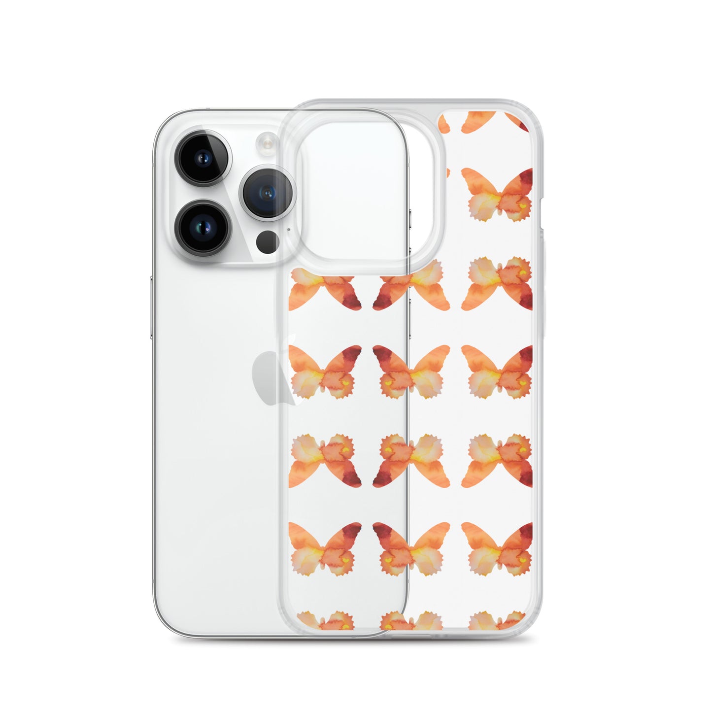 Clear Case for iPhone Orange