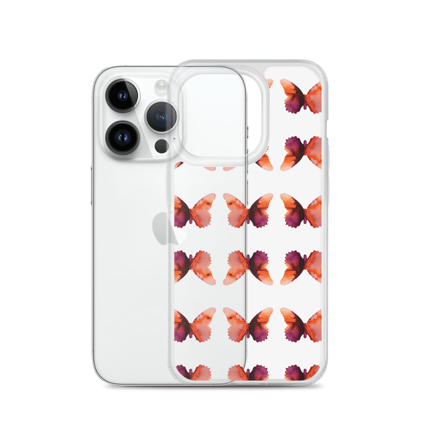 Clear Case for iPhone Scarlet