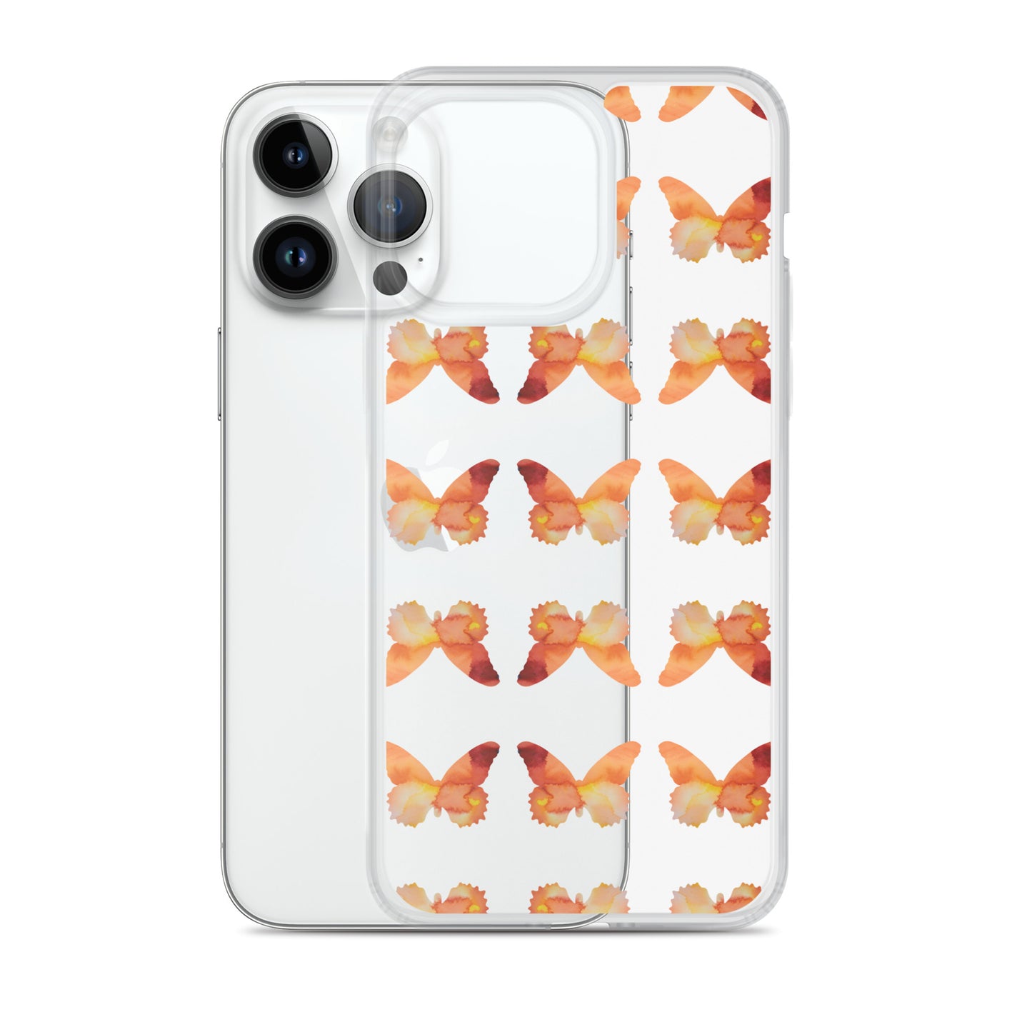 Clear Case for iPhone Orange
