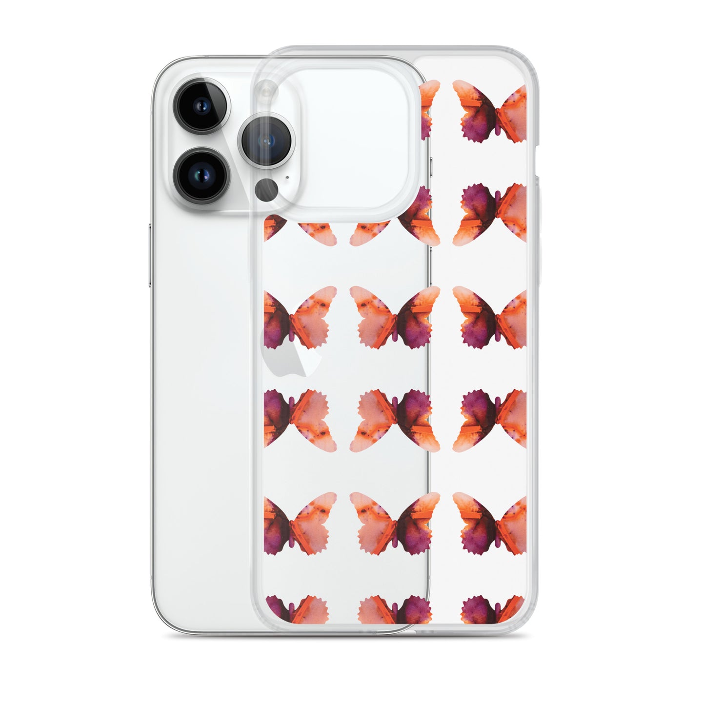 Clear Case for iPhone Scarlet