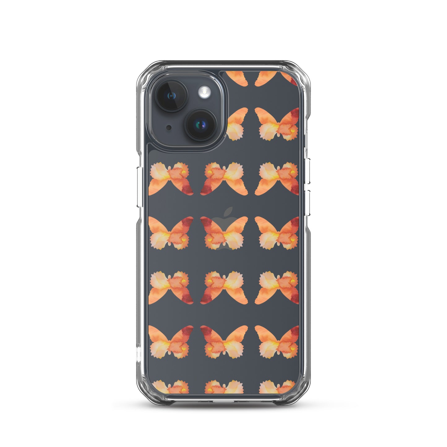 Clear Case for iPhone Orange