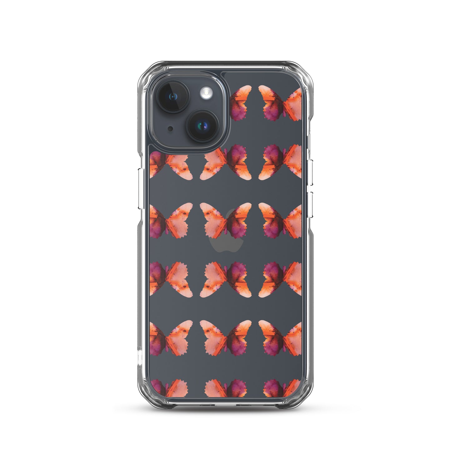 Clear Case for iPhone Scarlet