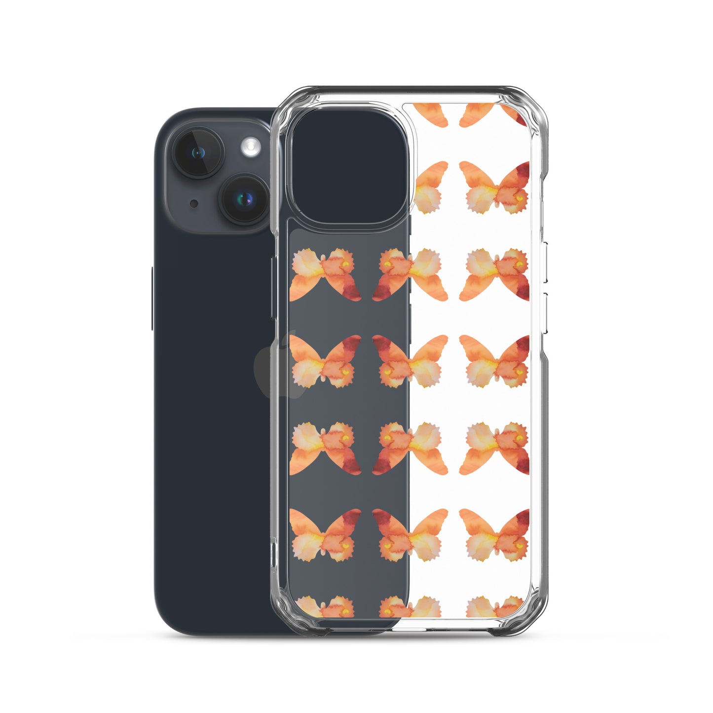 Clear Case for iPhone Orange
