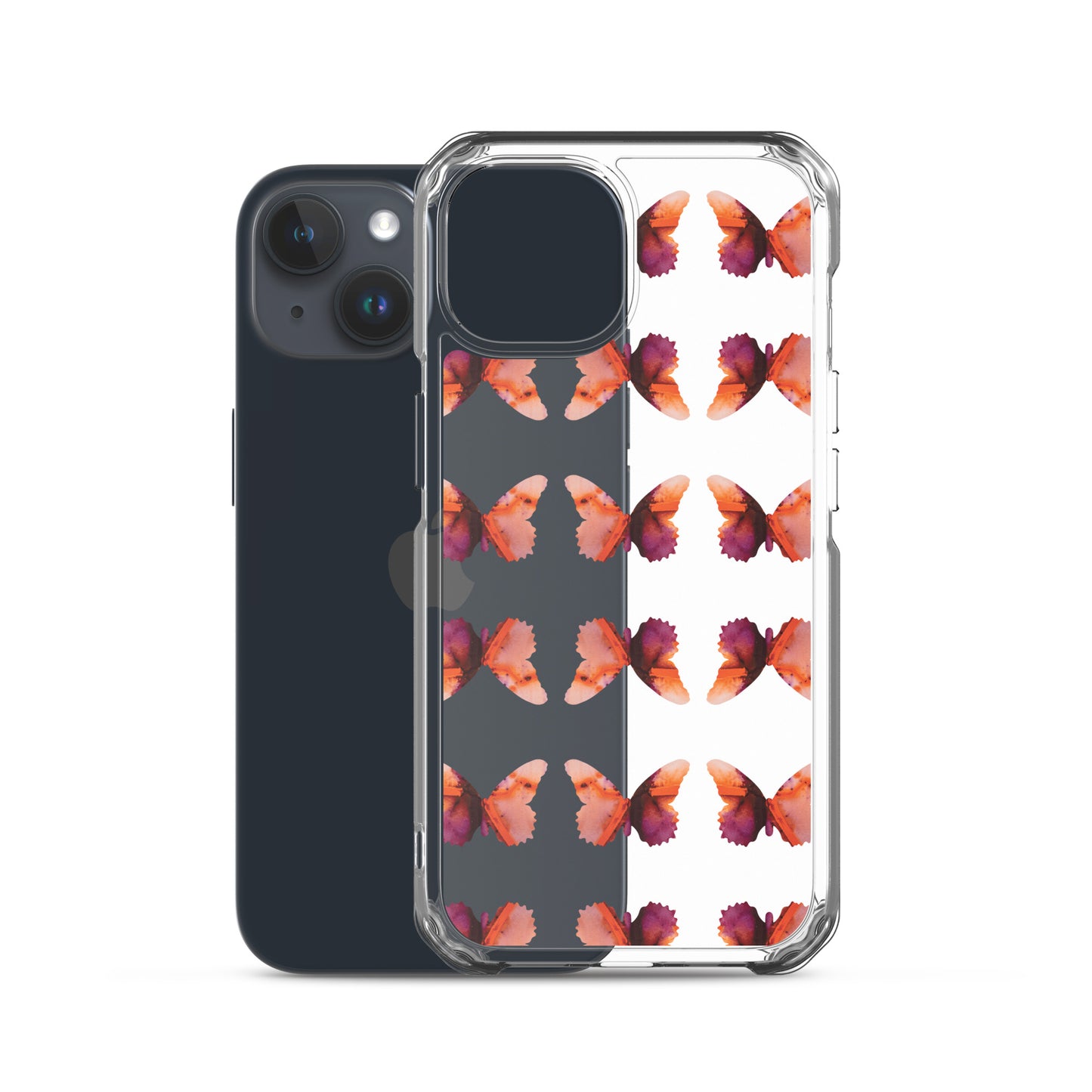 Clear Case for iPhone Scarlet