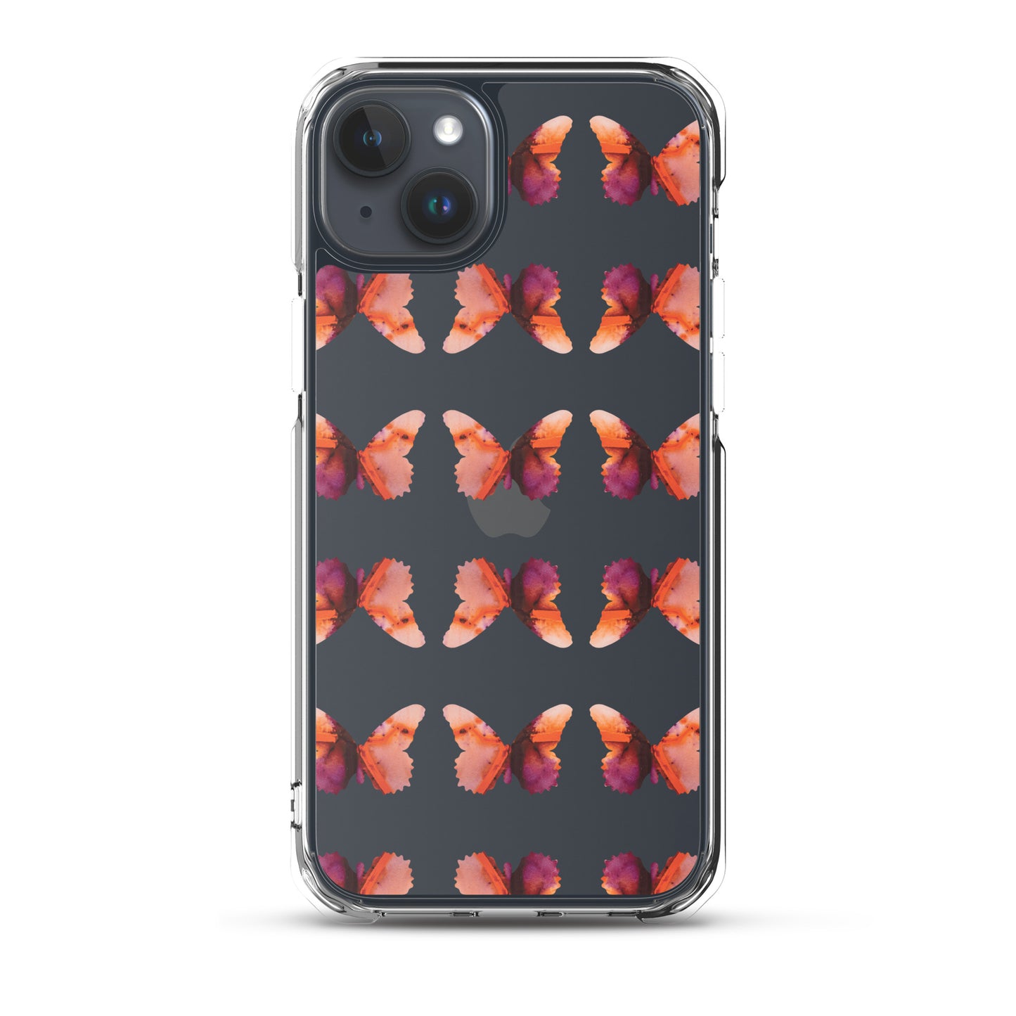 Clear Case for iPhone Scarlet