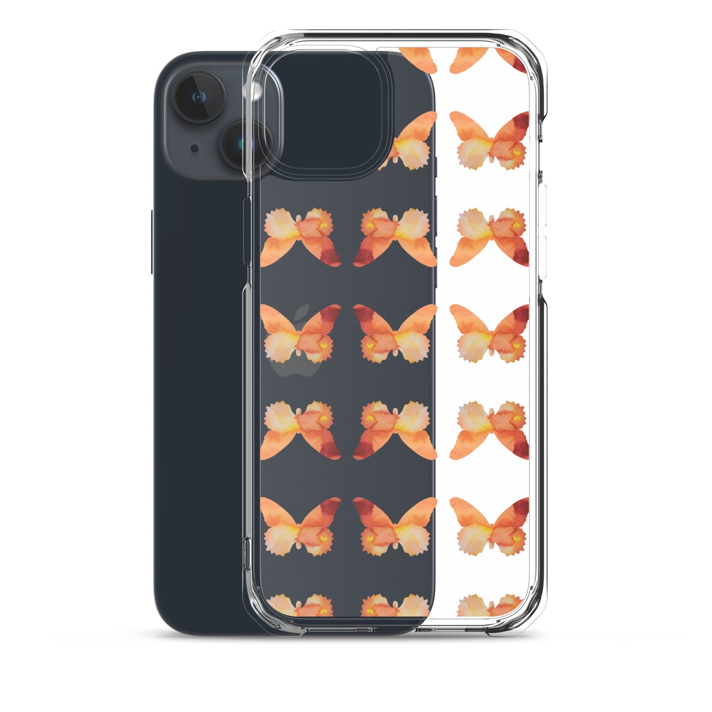Clear Case for iPhone Orange