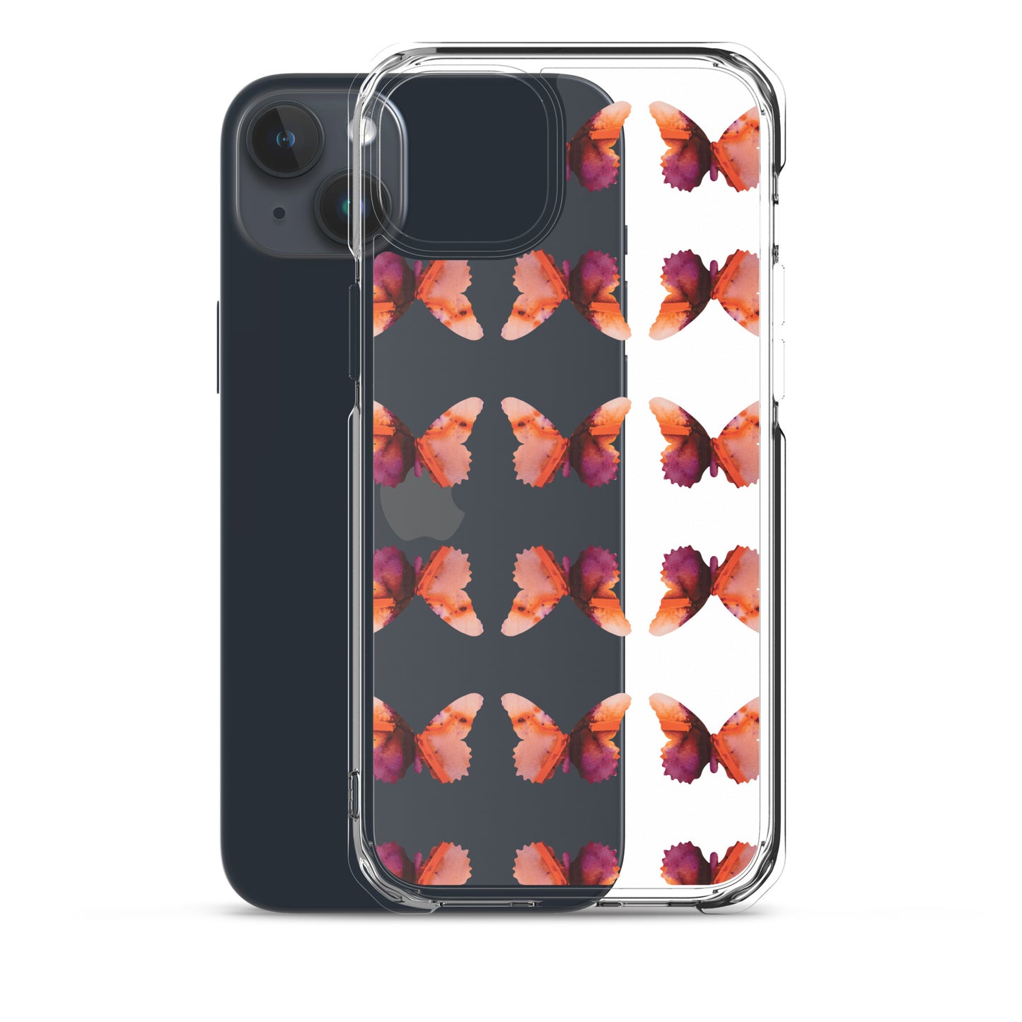 Clear Case for iPhone Scarlet