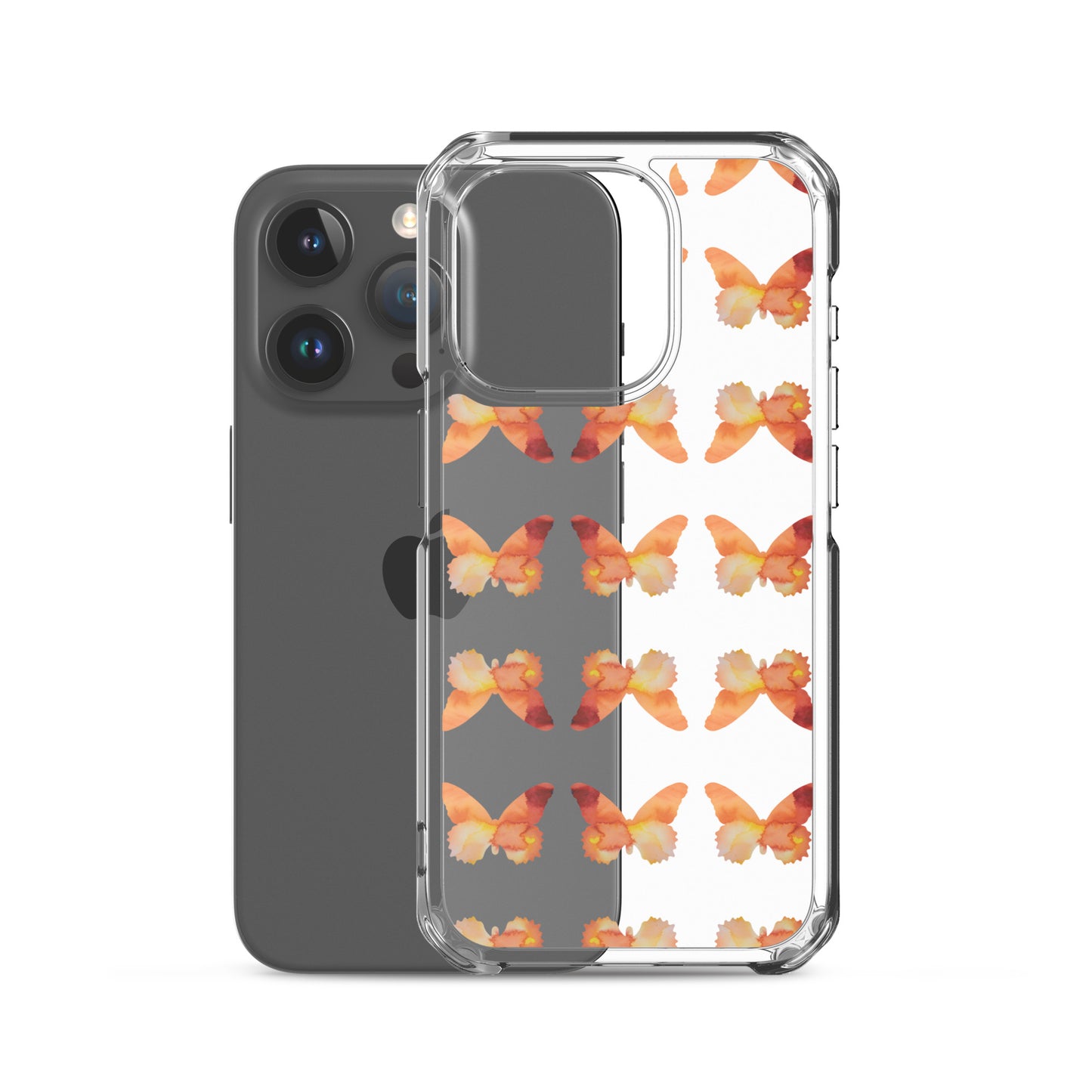 Clear Case for iPhone Orange