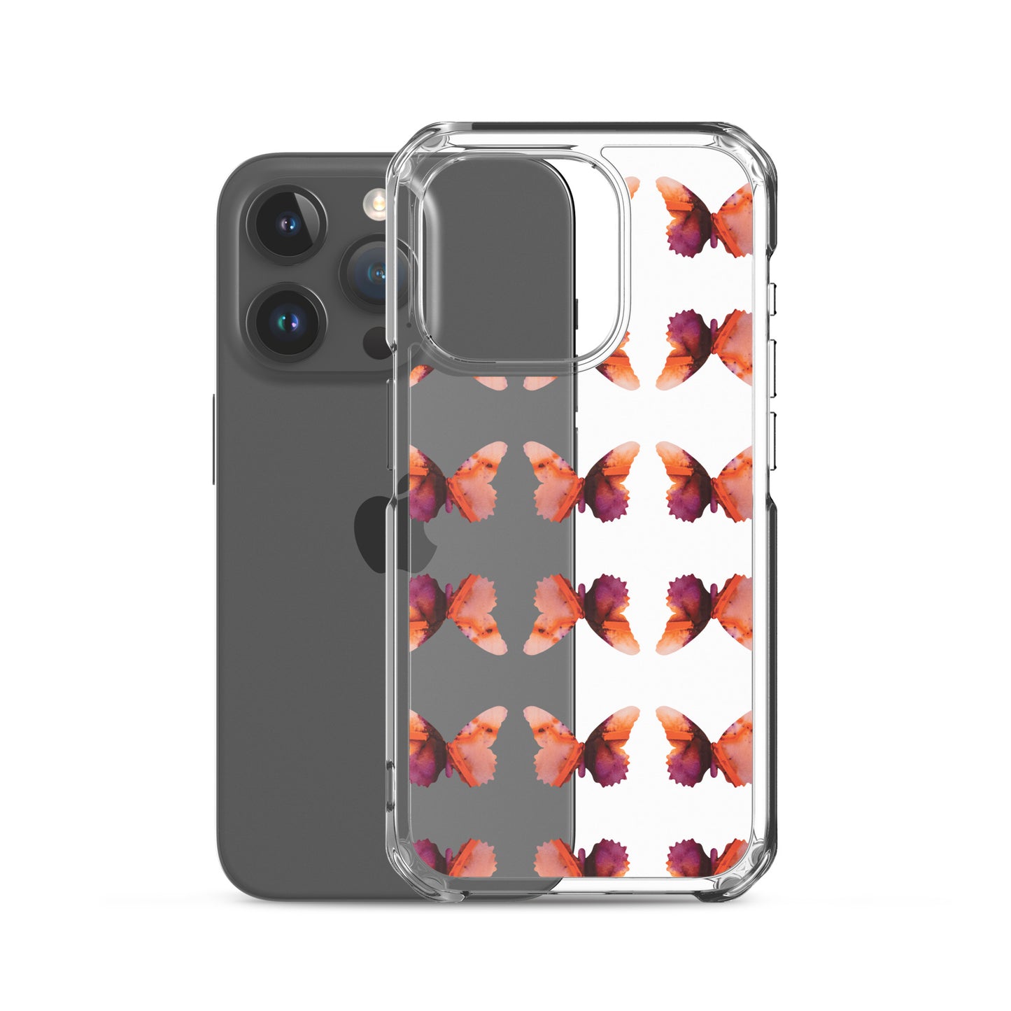 Clear Case for iPhone Scarlet