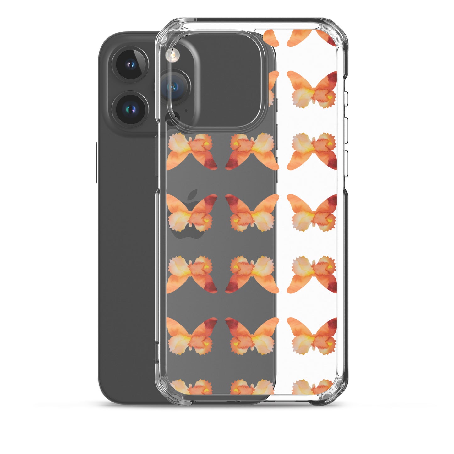 Clear Case for iPhone Orange