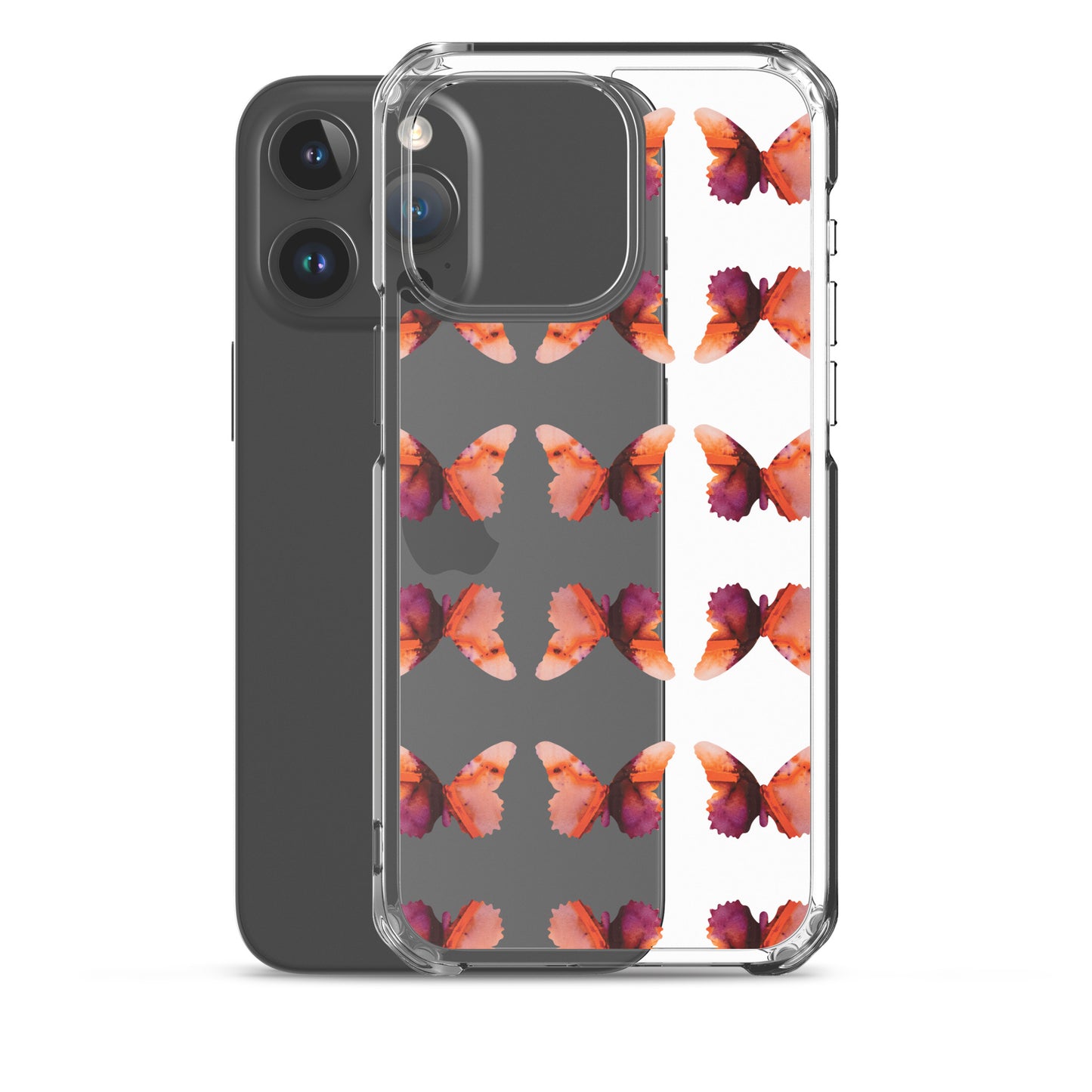 Clear Case for iPhone Scarlet