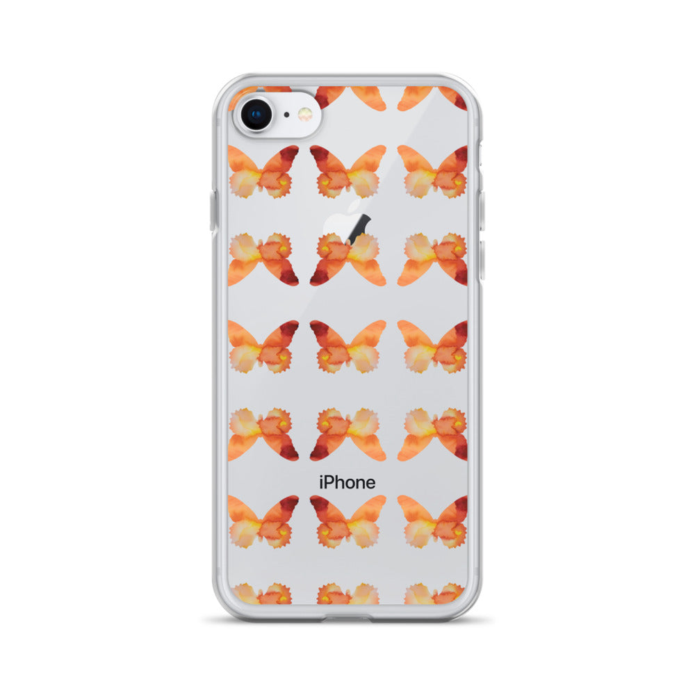 Clear Case for iPhone Orange