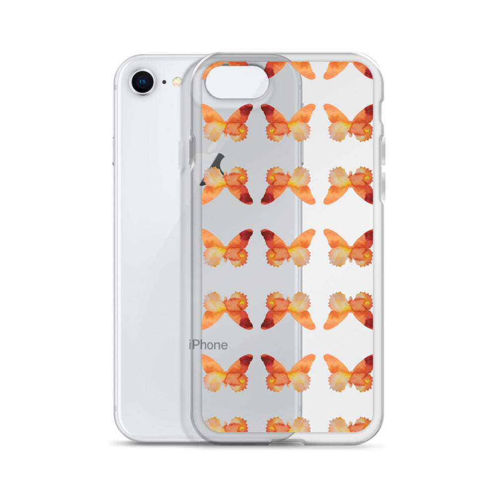 Clear Case for iPhone Orange