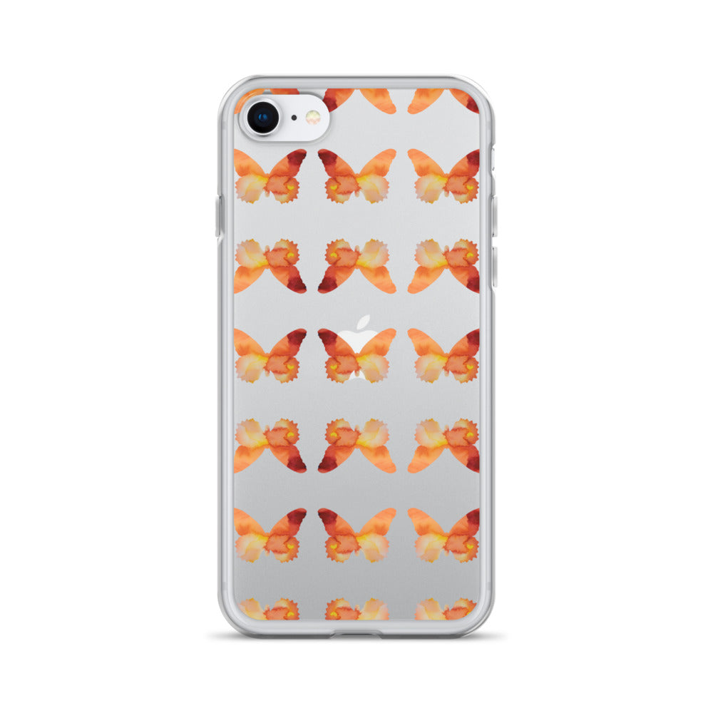 Clear Case for iPhone Orange