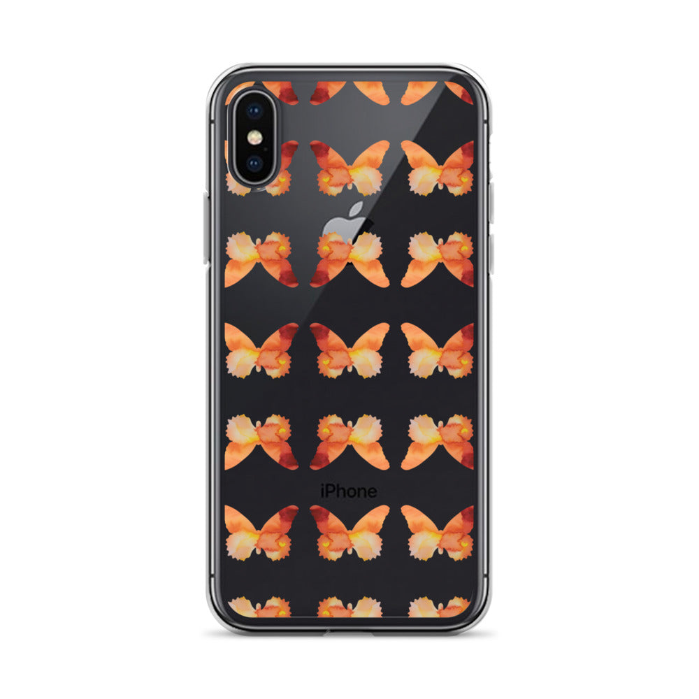 Clear Case for iPhone Orange