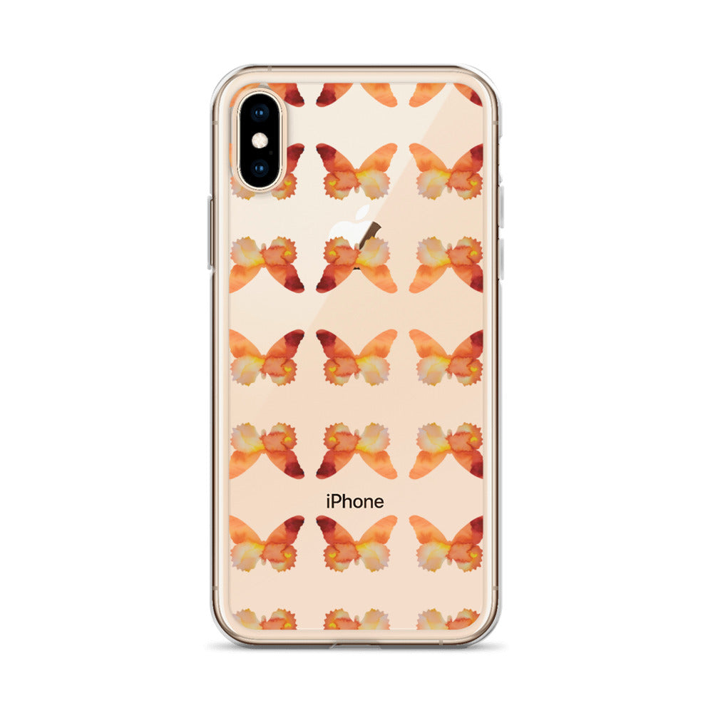 Clear Case for iPhone Orange